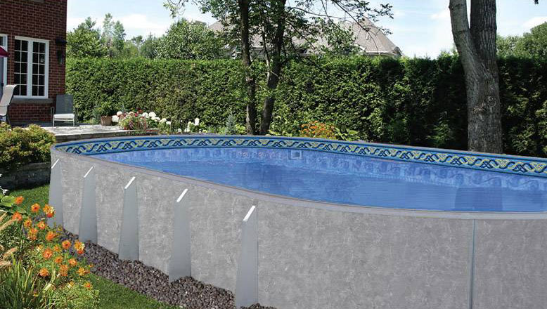 Ecotherm 12 X 24 Oval Pool Only - PVC FITTINGS